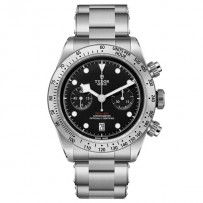 AAA Repliche Tudor Heritage Black Bay Chrono orologio con cinturino in acciaio 79350-002