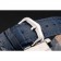 Cartier Tank quadrante bianco Cassa in acciaio cinturino in pelle blu 622762